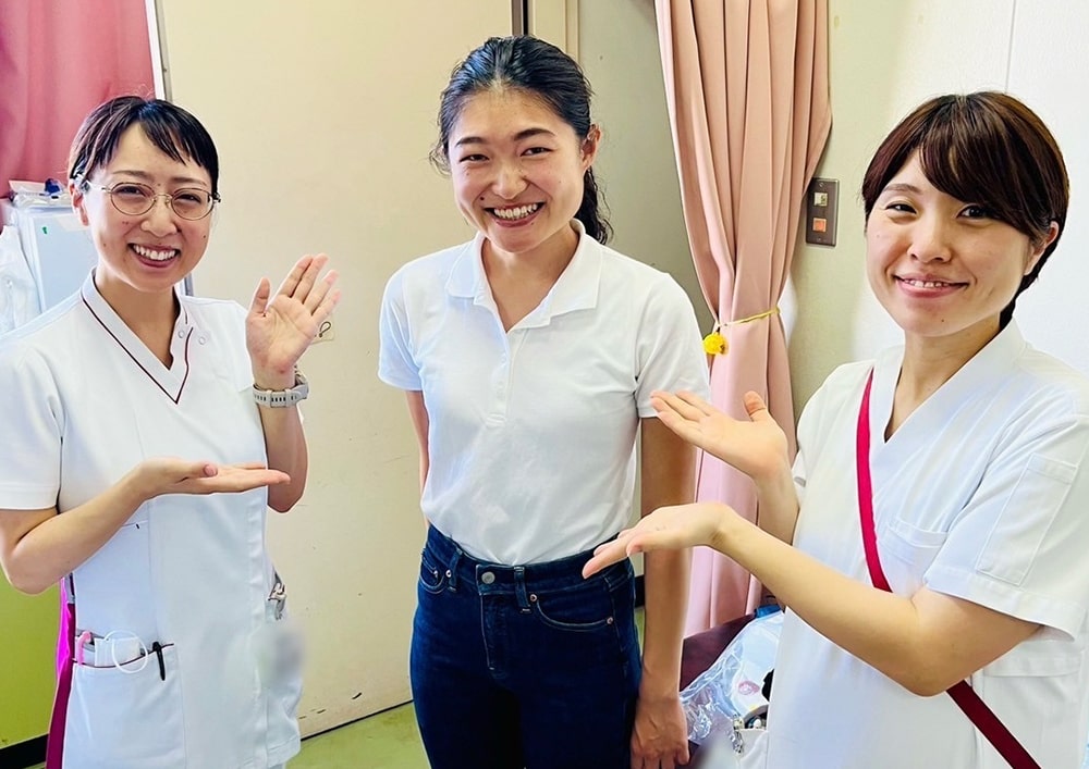 病院見学へ来てくれた看護師さんたちからのご感想